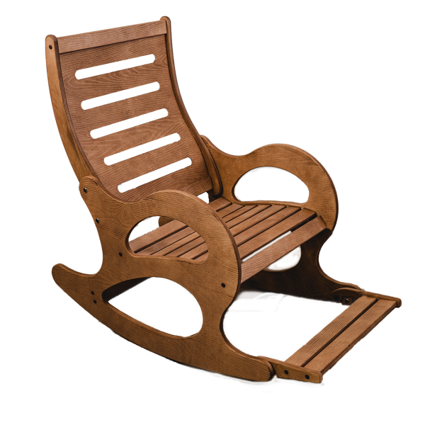 Кресло качалка Бриз (пропитка орех)